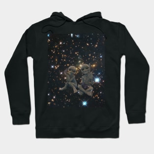 Getting high with aliens Hoodie